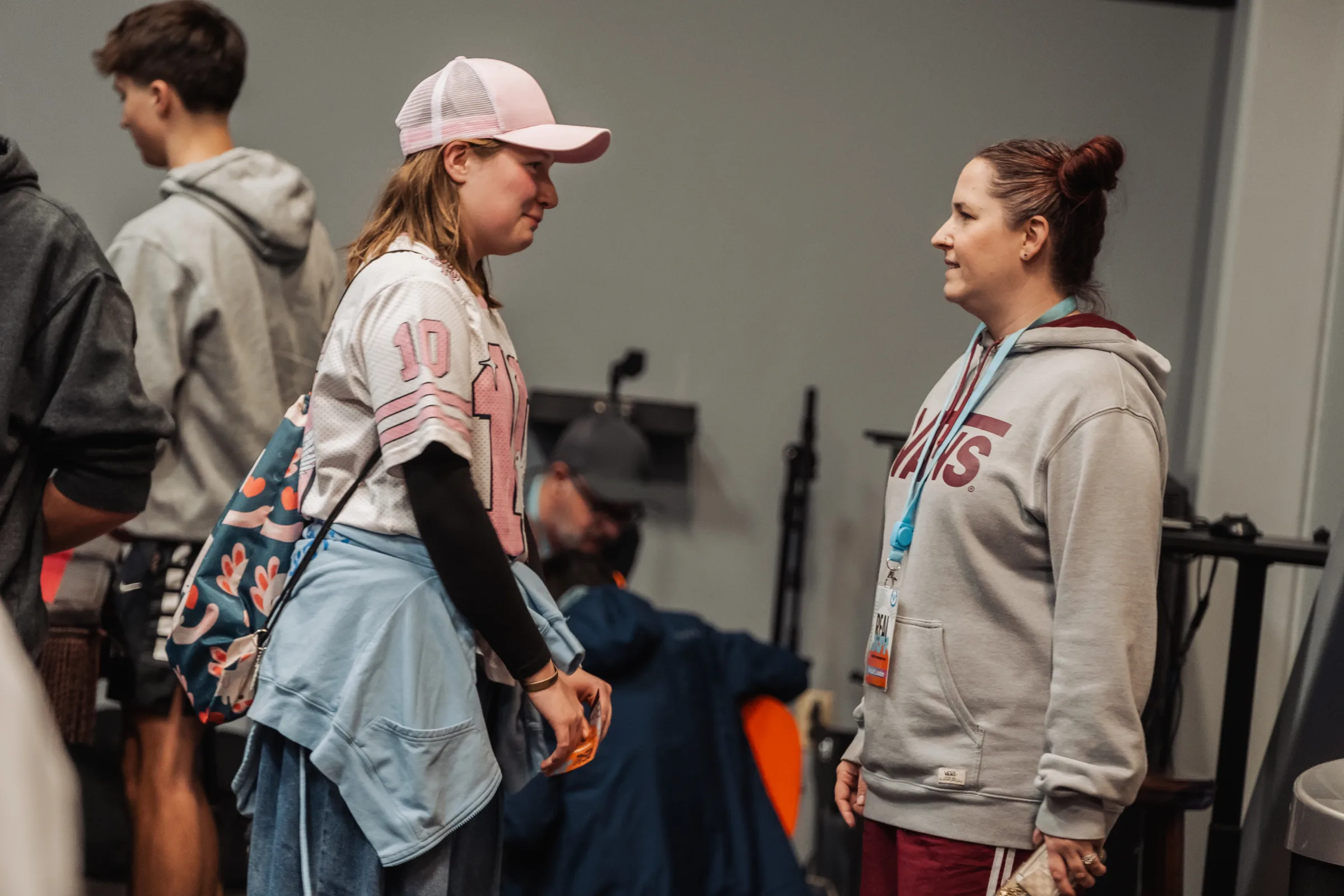Friends talking at RealJoy