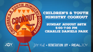 COOKOUT 2016 - CHIDREN'S